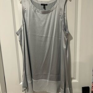 Eileen Fisher Silver Sleeveless Blouse